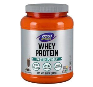 Протеїн NOW Foods Whey Protein 907 g /22 servings/ Creamy Chocolate