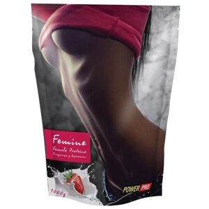 Протеїн Power Pro Femine Female Protein 1000 g /25 servings/ Полуниця