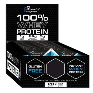 Протеїн Powerful Progress 100% Whey Protein MEGA BOX 20 х 32 g Blueberry Cheesecake