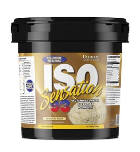 Протеїн Ultimate Nutrition Iso Sensation 93 2270 g /71 servings/ Banana Ice Cream