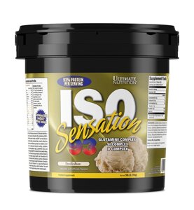 Протеїн Ultimate Nutrition Iso Sensation 93 2270 g /71 servings/ Vanilla Bean