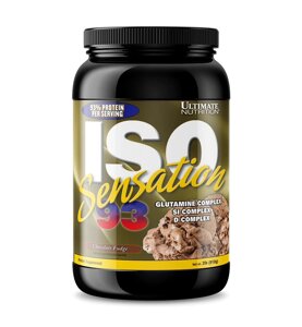 Протеїн Ultimate Nutrition Iso Sensation 93 910 g /28 servings/ Chocolate Fudge