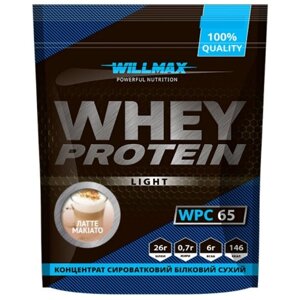 Протеїн Willmax Whey Protein 65 1000 g /25 servings/ Latte Macchiato