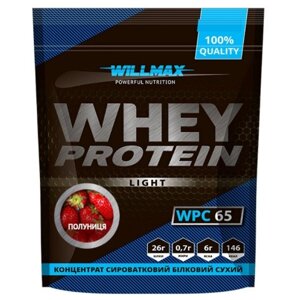 Протеїн Willmax Whey Protein 65 1000 g /25 servings/ Strawberry