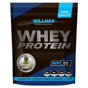 Протеїн Willmax Whey Protein 80 920 g /23 servings/ Pineapple Coconut