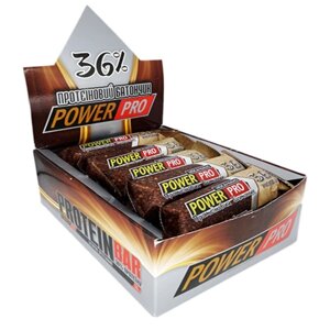 Протеїновий батончик Power Pro Протеїновий батончик 36% 20 х 60 g Моккачіно