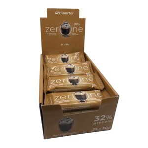 Протеїновий батончик Sporter Zero One 25 х 50 g Mocha Cappuccino