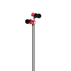 Дротові навушники вакуумні з мікрофоном Recci REW-A01 Melody 3.5 mm 1.2 m Red