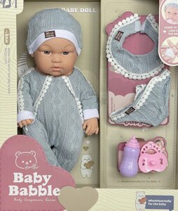 Пупс Baby Babblle 25 см Grey (148272)