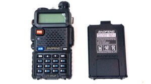 Рація Baofeng UV-5R 8W + Посилена кевларова гарнітура