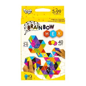 Розважальна гра "Brainbow HEX" Danko Toys G-BRH-01-01 40 карт