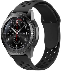 Ремінець 22 мм BeWatch для Samsung Galaxy Watch 46mm | Samsung Gear S3 Чорний (10201011)