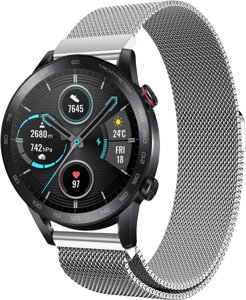 Ремінець 22 мм міланська петля BeWatch для Honor Magic Watch 2 46mm Срібний (1020205. U)