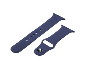 Ремінець Anchor для Apple Watch Band Silicone One-Piece Size-S 42 / 44mm Колір 08 Navy Blue