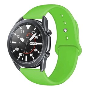 Ремінець BeWatch для Samsung Galaxy Watch 42mm | Galaxy Watch 3 41 mm силіконовий 20 мм Салатовий (1010316)