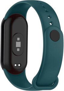 Ремінець силіконовий Anchor Xiaomi Mi Band 8 № 08 Dark green