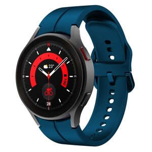 Ремінець силіконовий BeWatch NEO для Samsung Galaxy Watch 4/5/6 20 мм Синій (101neo09)