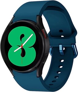 Ремінець силіконовий BeWatch Samsung Galaxy Watch 4 / 5 / Pro SoftTouch Синій (0139305)