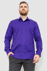 Рубашка мужская однотонная фиолетовый 214R7081 Ager XXL