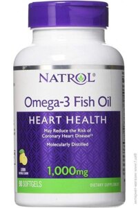 Риб'ячий жир Omega-3 30% Natrol 1000 мг 90 капсул