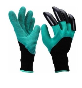 Садові рукавички Garden Genie Gloves Зелені