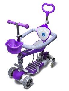 Самокат Scale Sports Smart 5 в 1 PU колеса Violet (1892134026)