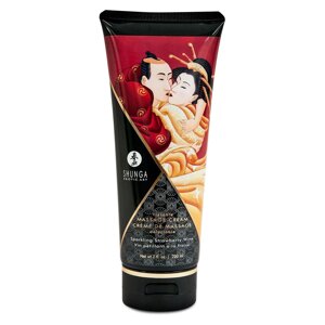 Їстівний масажний крем Shunga KISSABLE MASSAGE CREAM Sparkling Strawberry Wine 200 мл (SO2506)