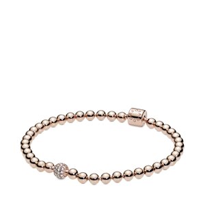 Срібний браслет Бісер і Pavé Pandora Rose 588342CZ 19