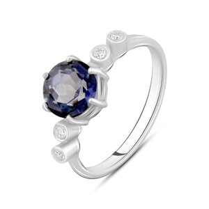 Серебряное кольцо SilverBreeze с мистик топазом 1.85ct (2117025) 17