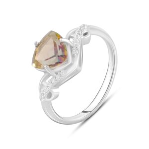 Серебряное кольцо SilverBreeze с мистик топазом 2.43ct (2116080) 17