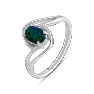 Серебряное кольцо SilverBreeze с опалом 0.271ct (2125426) 17