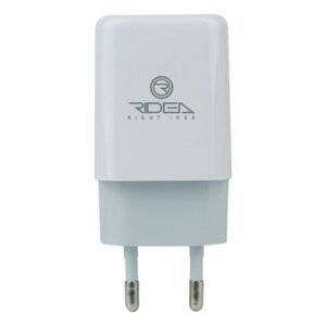 Мережеве зарядний пристрій Ridea RW-11311 Element Fast Charging USB - Lightning 2.1 A White