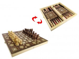 Шахи haodeli CHESS 1680EC 3 в 1 східний стиль