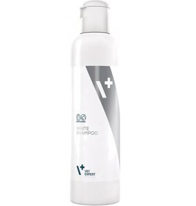 Шампунь для кішок та собак зі світлим забарвленням вовни VetExpert White Shampoo 250 мл (5902414202207)