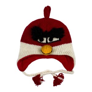 Шапка з вушками дитяча Kathmandu Animals Angry bird Оne size Червоний (22913)