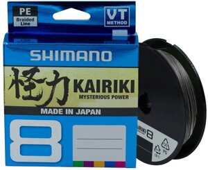 Шнур Shimano Kairiki 8 PE Steel Gray 150м 0.06мм 5.3кг / 12lb (2266-97-08)