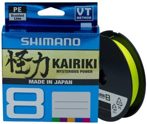 Шнур Shimano Kairiki 8 PE Yellow 150 м 0.06 мм 5.3 кг/12lb (2266-96-99)