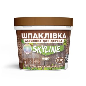 Шпаклівка для Дерева готова до застосування акрилова SkyLine Wood Сосна 800 г