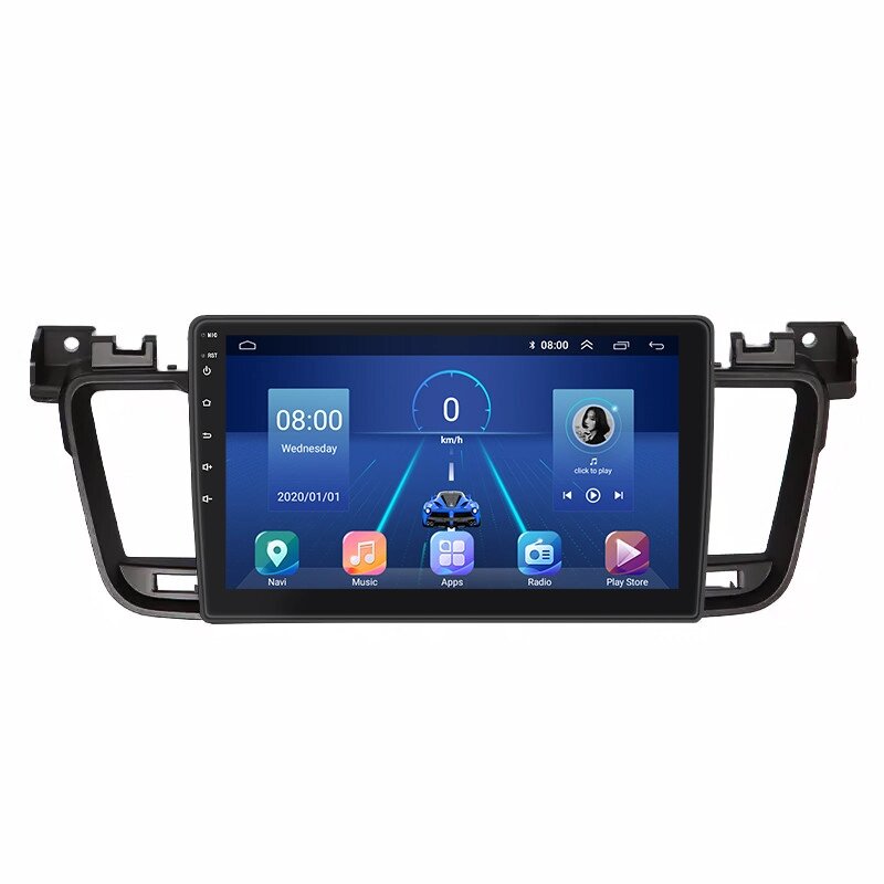 Штатна магнітола Lesko для Peugeot 508 I 2011-2014 9" 4/64Gb 4G Wi-Fi GPS Top (10898-60160) від компанії Лізок - фото 1