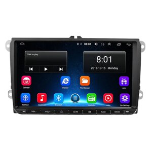 Штатна автомагнітола Lesko Volkswagen universal 9021A 9" 2/32GB 4G Premium GPS Android