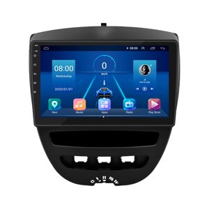 Штатна магнітола Lesko 10" Citroen C1 I 2005-2008 6/128Gb 4G Wi-Fi GPS Top (9420-43587)