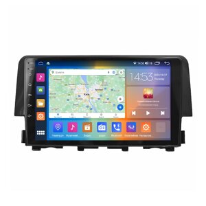 Штатна магнітола Lesko 9" Honda Civic X 2015-2021 2/32Gb CarPlay 4G Wi-Fi GPS Prime (8678-47623)