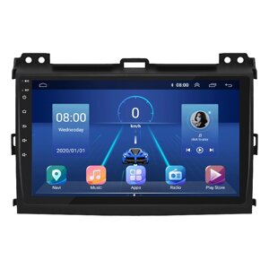 Штатна магнітола Lesko 9" Toyota Land Cruiser Prado 120 Series 2002-2007 6/128Gb 4G Wi-Fi GPS Top (7408-43860)