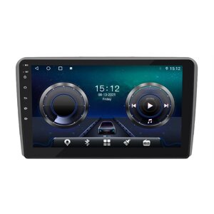 Штатна магнітола Lesko для Audi A3 II (8P) 2003-2005 9" 4/64 4G+CarPlay Premium GPS Android