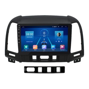 Штатна магнітола Lesko Hyundai Santa Fe II 2005-2010 9" 2/32Gb/ 4G/ Wi-Fi Premium GPS Android (9614-34401)