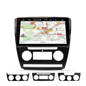 Штатна магнітола Torssen Skoda Octavia A5 08-13 silver F106128 4G Carplay