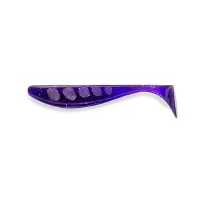 Силікон FishUp Wizzle Shad 5"060 Dark Violet/Peacock & Silver (10089132)