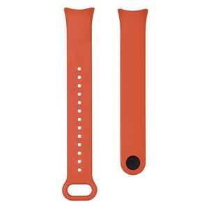 Силіконовий ремінець Emy Original Design Xiaomi Mi Band 8 Orange red