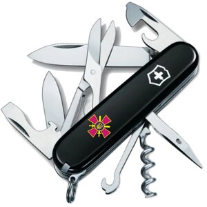 Складний ніж Victorinox Climber Army Емблема СВ ВСУ 91 мм (1.3703.3_W0020u)