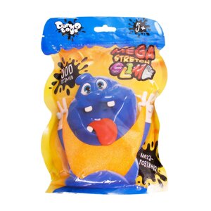 Слайм Mega Stretch Slime 500 г укр помаранчевий Dankotoys (SLM-12-01U)